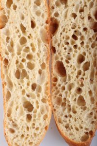 Структура хлеба на закваске Пулиш