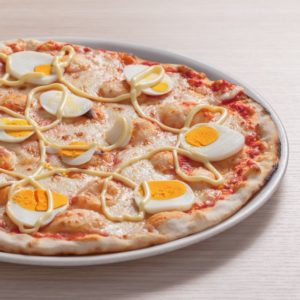 Пицца с майонезом и яйцом - Россини
